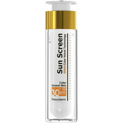 FREZYDERM SUN SCREEN COLOUR VELVET FACE CREAM SPF30 ΑΝΤΗΛΙΑΚΗ ΚΡΕΜΑ ΠΡΟΣΩΠΟΥ ΜΕ ΧΡΩΜΑ 50ML